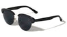 Semi Rimless Retro Rounded Brow Wholesale Bulk Sunglasses