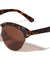 Semi Rimless Retro Rounded Brow Wholesale Bulk Sunglasses