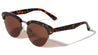Semi Rimless Retro Rounded Brow Wholesale Bulk Sunglasses