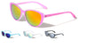 Zig Zag Cat Eye Color Mirror Wholesale Bulk Sunglasses