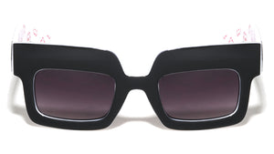 Wide Top Frame Fashion Squared Wholesale Sunglasses