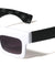 Wide Top Frame Fashion Squared Wholesale Sunglasses