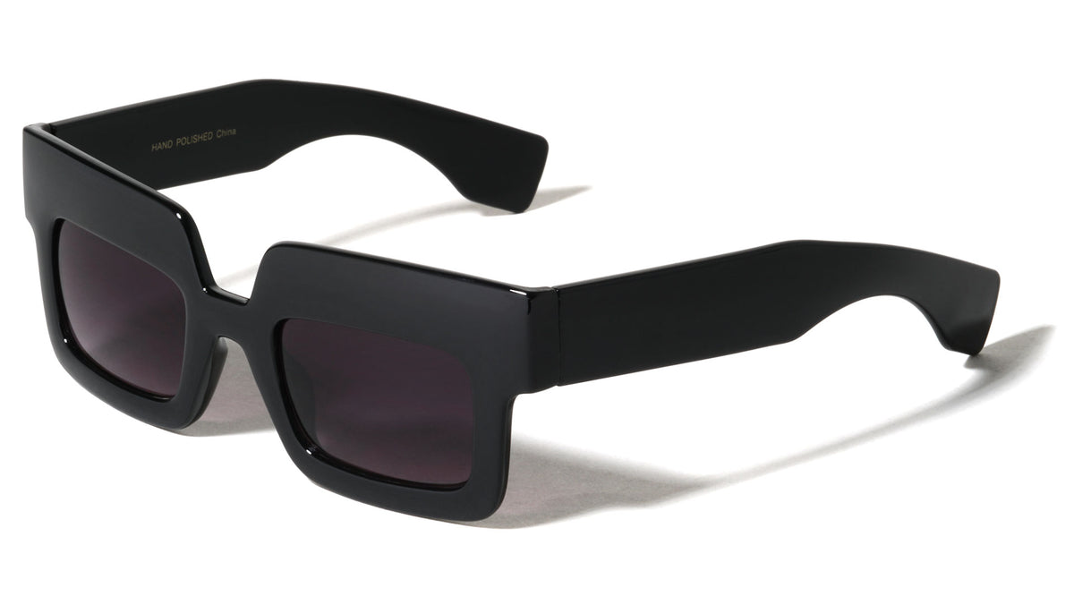 Wide Top Frame Fashion Squared Wholesale Sunglasses