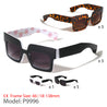 Wide Top Frame Fashion Squared Wholesale Sunglasses