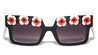 Squared Flower Accent Wholesale Sunglasses