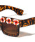 Squared Flower Accent Wholesale Sunglasses