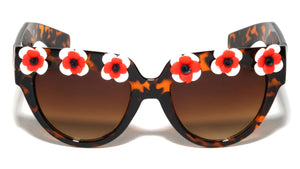 Cat Eye Flower Wholesale Sunglasses