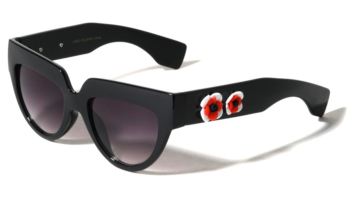 Cat Eye Flower Wholesale Sunglasses