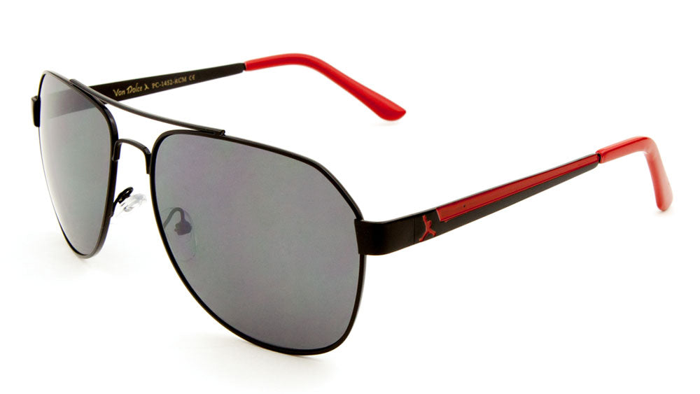 PEACE Aviators Revo Color Block Color Mirror Sunglasses