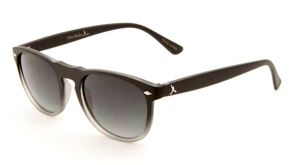 PEACE Plastic Soft Rubber Coating Frame Sunglasses