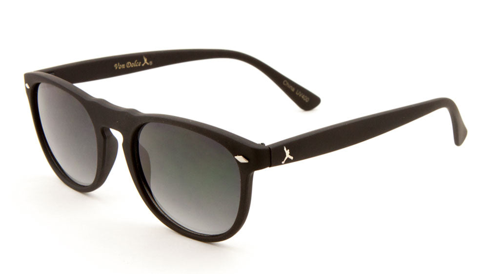 PEACE Plastic Soft Rubber Coating Frame Sunglasses