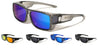 Polarized Fit-Over Glasses Color Mirror Square Sports Wholesale Sunglasses