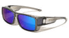 Polarized Fit-Over Glasses Color Mirror Square Sports Wholesale Sunglasses
