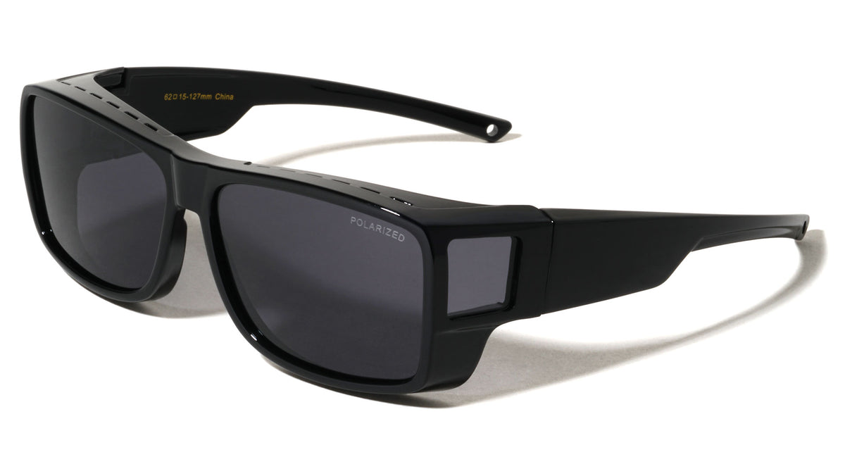 Polarized Fit-Over Glasses Color Mirror Square Sports Wholesale Sunglasses