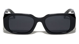 Polarized Geometric Panel Temple Fashion Wide Butterfly Wholesale Sunglasses