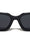 Polarized Geometric Panel Temple Fashion Wide Butterfly Wholesale Sunglasses