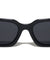 Polarized Geometric Panel Temple Fashion Wide Butterfly Wholesale Sunglasses