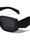 Polarized Geometric Panel Temple Fashion Wide Butterfly Wholesale Sunglasses