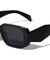 Polarized Geometric Panel Temple Fashion Wide Butterfly Wholesale Sunglasses