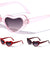 Heart Thick Rim Wholesale Sunglasses