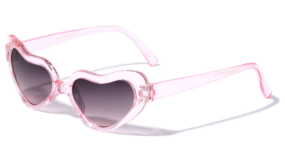 Heart Thick Rim Wholesale Sunglasses