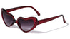 Heart Thick Rim Wholesale Sunglasses
