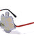 Novelty Rimless Frosted Lens Flower Shape Party Wholesale Sunglasses