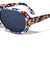 Party Aviators Tie Dye Print Plastic Sunglasses Wholesale