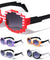 Blocks Square Circle Pixel Color Party Glasses