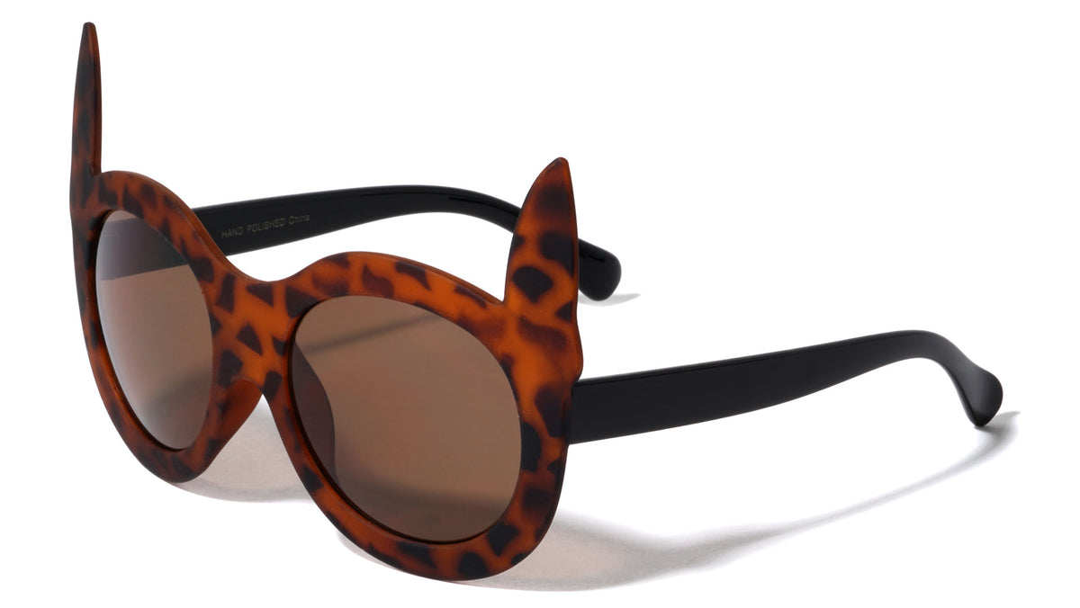 Party Animal Ears Round Wholesale Sunglasses