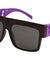 Flat Top Party Chain Temple Rectangle Wholesale Sunglasses