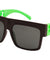 Flat Top Party Chain Temple Rectangle Wholesale Sunglasses
