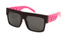 Flat Top Party Chain Temple Rectangle Wholesale Sunglasses