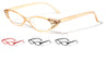 Small Reading Rhinestone Thin Cat Eye Bulk Glasses