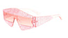 Rectangle Diamond Rhinestone Wholesale Sunglasses