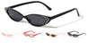 Rhinestoned Thin Cat Eye Bulk Wholesale Sunglasses