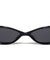 Rhinestoned Thin Cat Eye Bulk Wholesale Sunglasses
