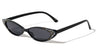 Rhinestoned Thin Cat Eye Bulk Wholesale Sunglasses
