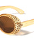 Rhinestone Oval Fashion Wholesale Sunglasses