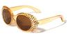 Rhinestone Oval Fashion Wholesale Sunglasses