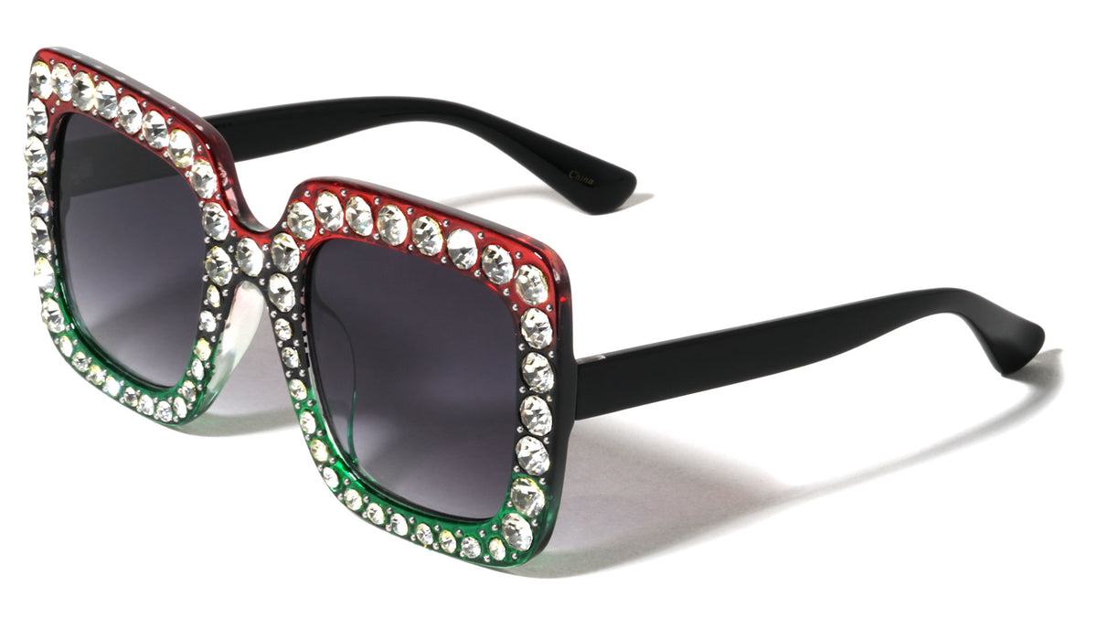 Rhinestoned Butterfly Bulk Wholesale Sunglasses