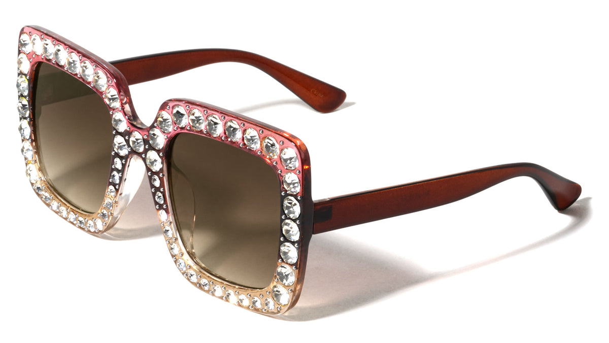 Rhinestoned Butterfly Bulk Wholesale Sunglasses