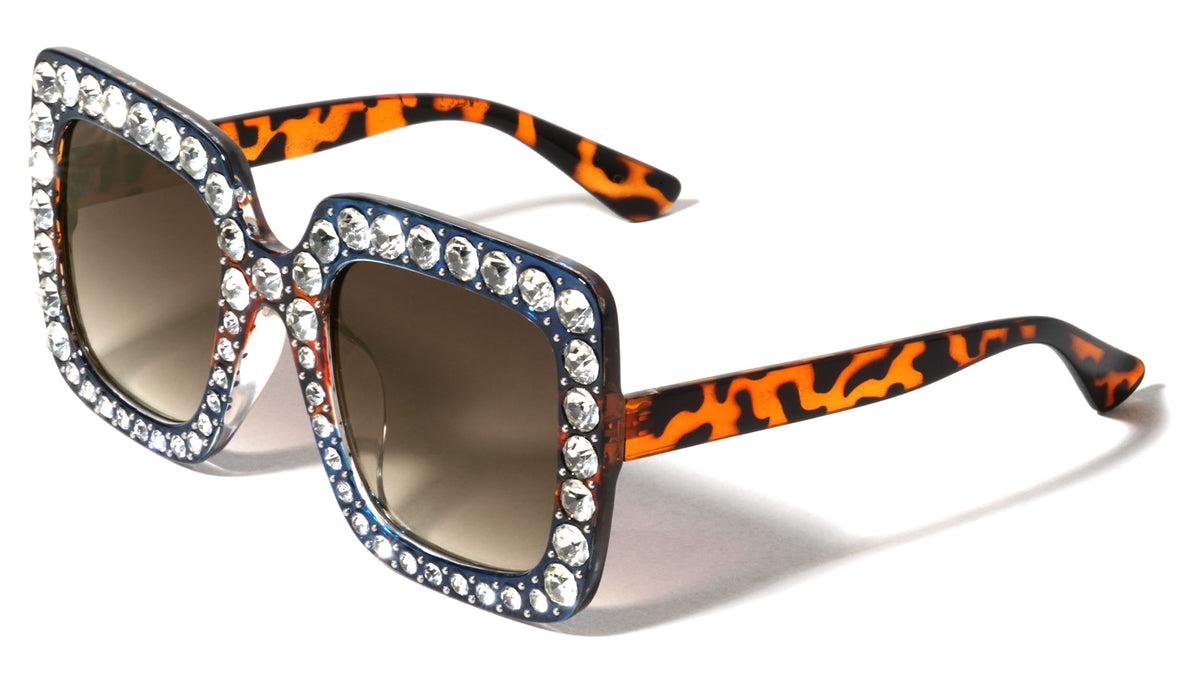 Rhinestoned Butterfly Bulk Wholesale Sunglasses