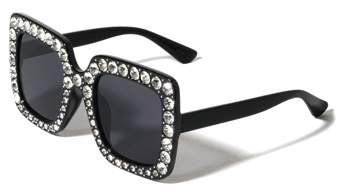 Rhinestoned Butterfly Bulk Wholesale Sunglasses
