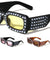 Pearl Rhinestone Rectangle Sunglasses Wholesale