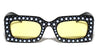 Pearl Rhinestone Rectangle Sunglasses Wholesale