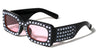 Pearl Rhinestone Rectangle Sunglasses Wholesale