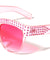 Top Bar Rhinestone Fashion Sunglasses Wholesale