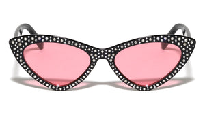 Rhinestone Triangular Cat Eye Sunglasses Wholesale