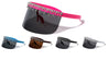 Super Dark Lens One Piece Shield Rhinestone Visor Wholesale Sunglasses